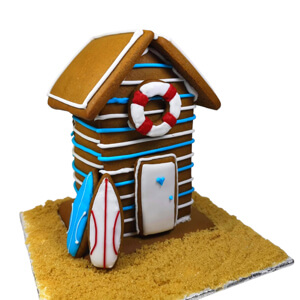 Weddell & Turner Gingerbread Beach Hut Kit 320g